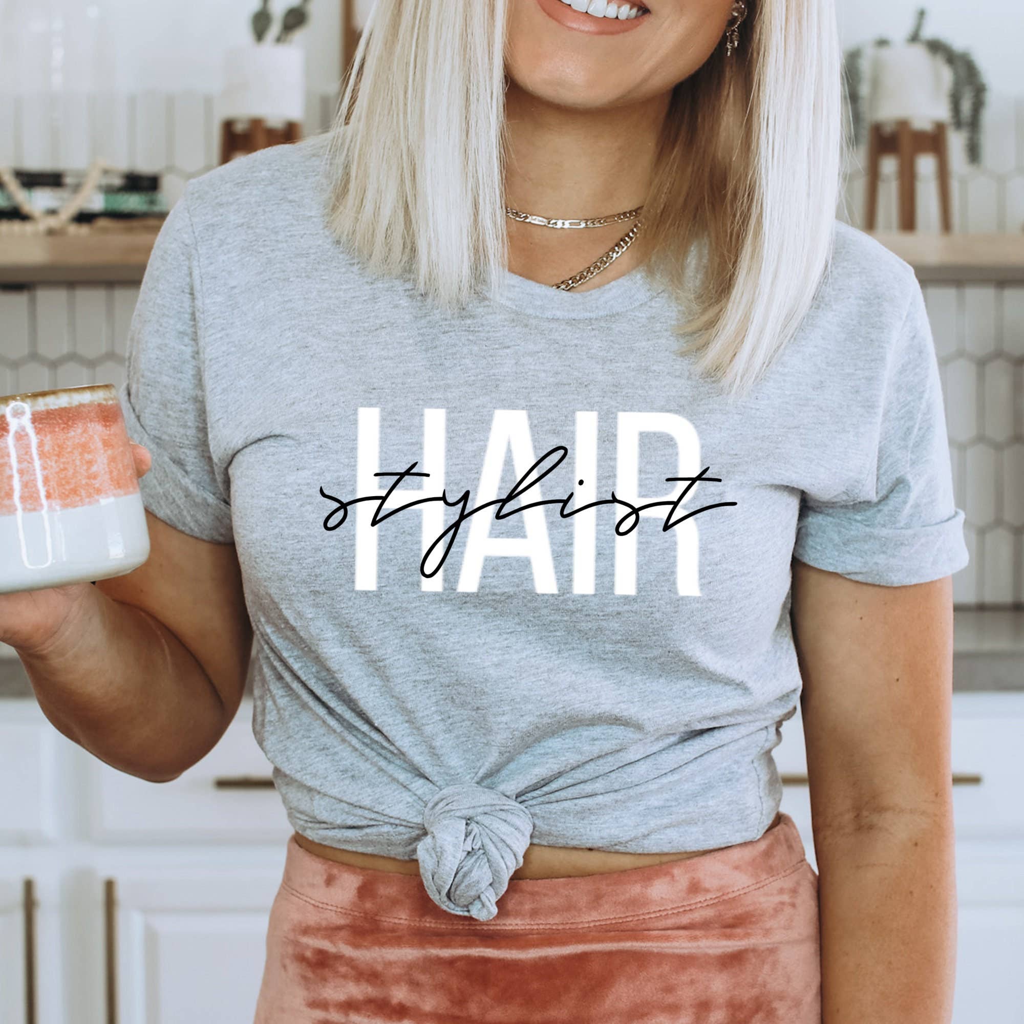 APComfortPrints - Wholesale Screen Printed T-Shirt - Women's - Hair Stylist Shirt1