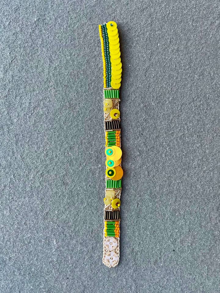 Vera - Braccialetti impilabili con perline, colore: Giallo per la vendita all'ingrosso da parte di Seyyah