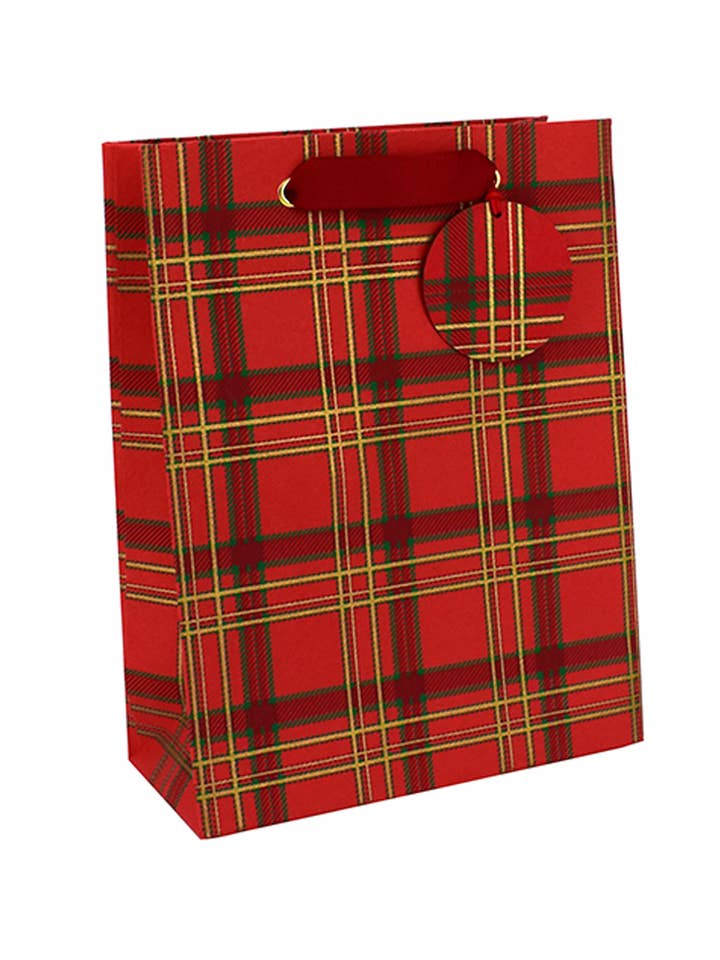 Heritage Tartan Medium Gift Bag for wholesale by LoveVivid