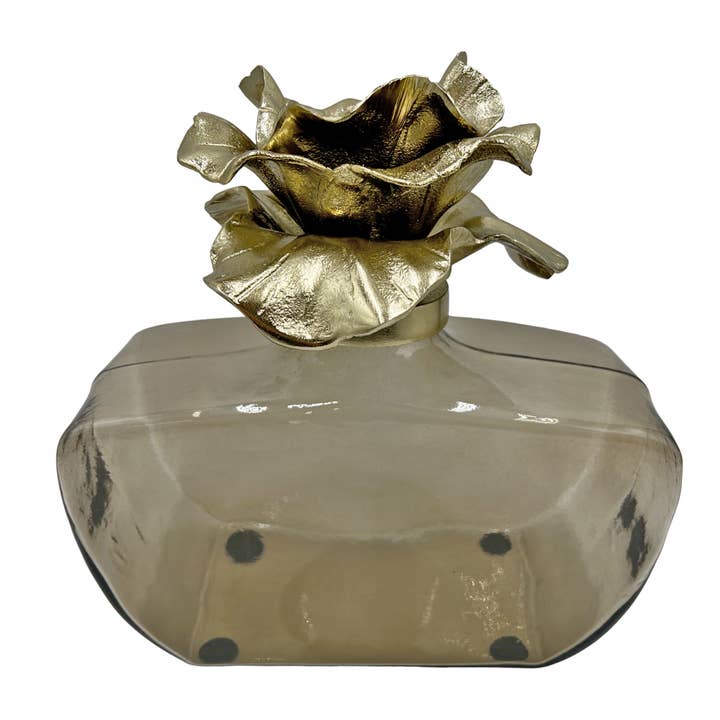 Decorative Modern Perfume Bottle Aluminum Glass Sculpture for wholesale by 2626 Designs