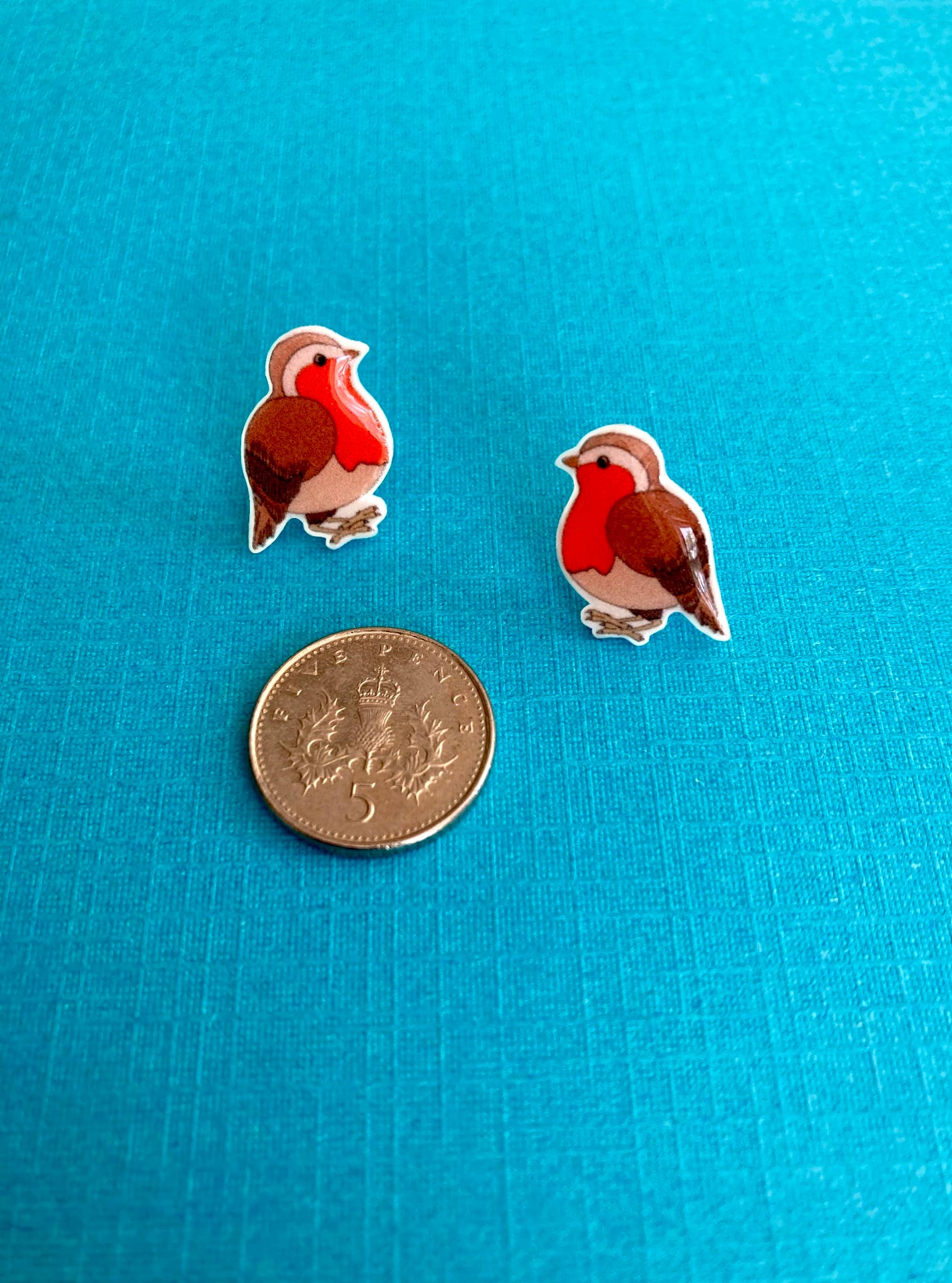 RatBeanKat – wholesale Stud/post earrings – Little robin earrings1