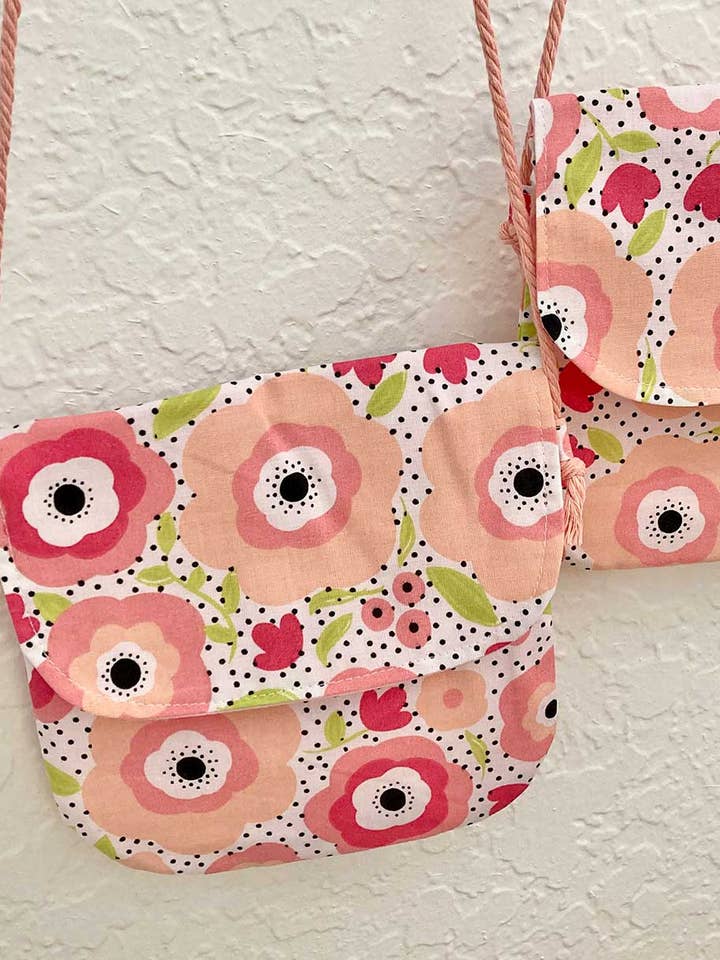 kids purse Pink, Toddler messenger bag, Tween crossbody bag for wholesale by edeenut