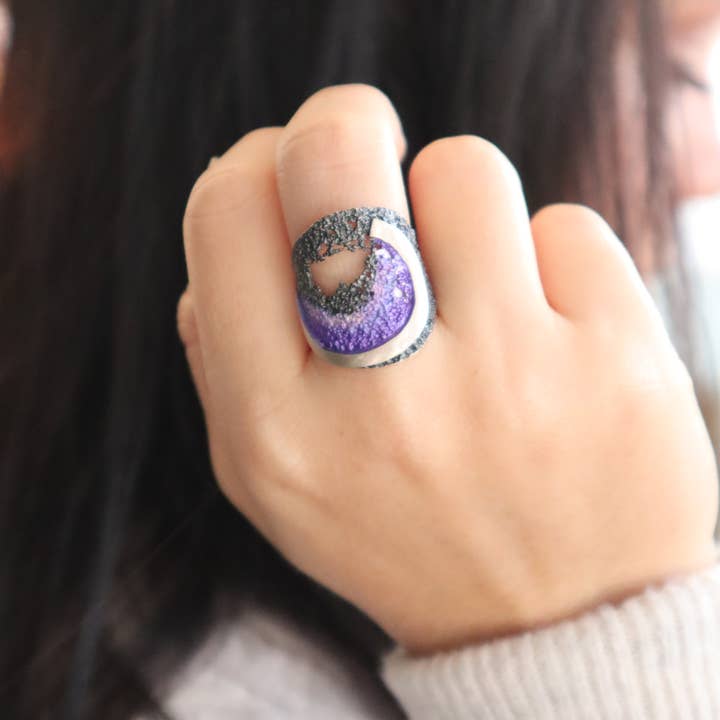 Wave-Ring für den Großhandel von Orfega Compostela