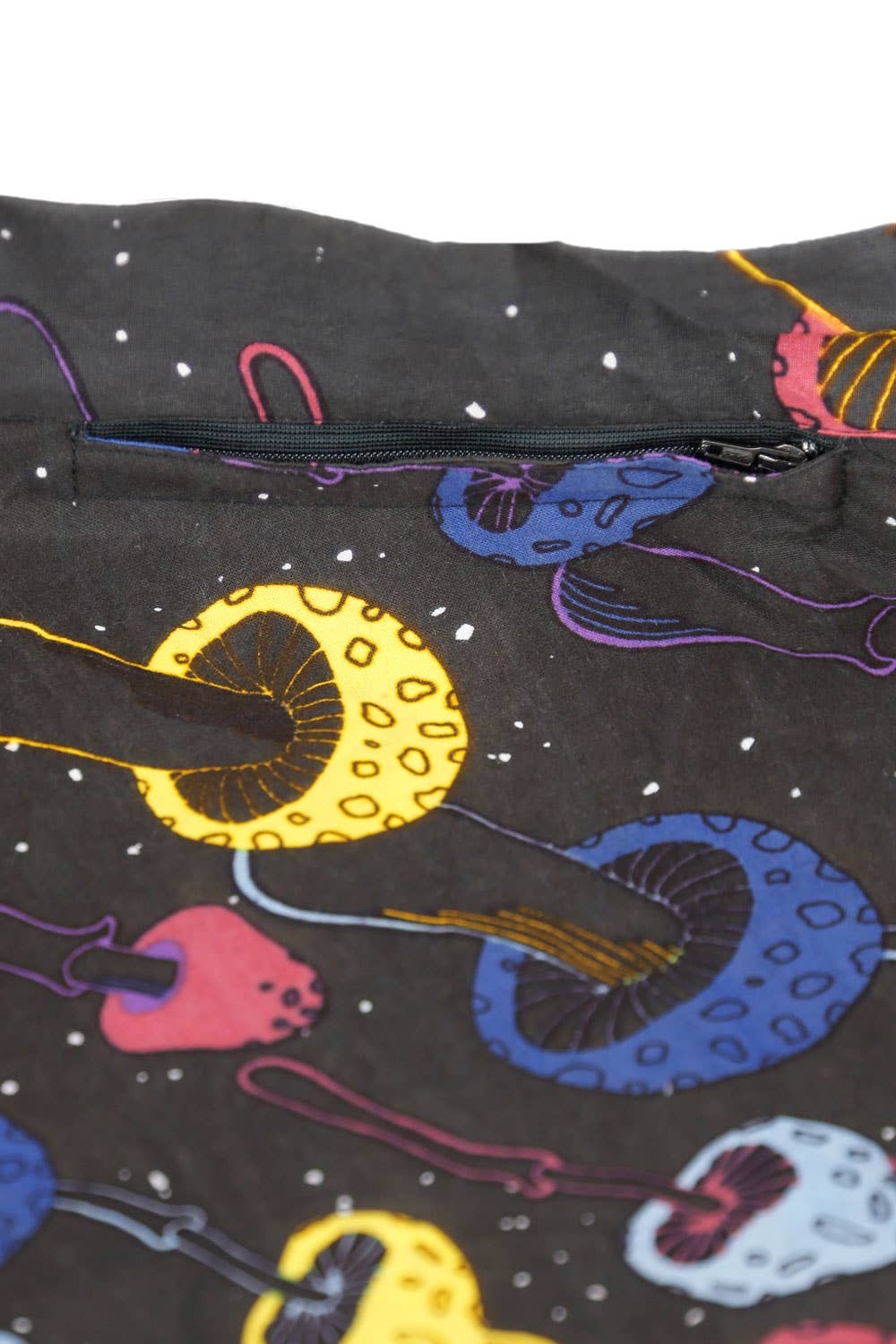 Sunshine Joy – Saia - Mulher por atacado – Saia Envolvente com Bolso Zip Cogumelo Mágico1