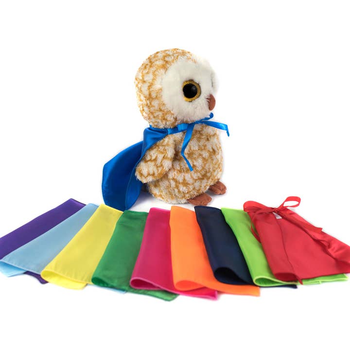 everfan - Vente Cape – enfant - Mini cape de super-héros - Cape de super héros en peluche et poupée19