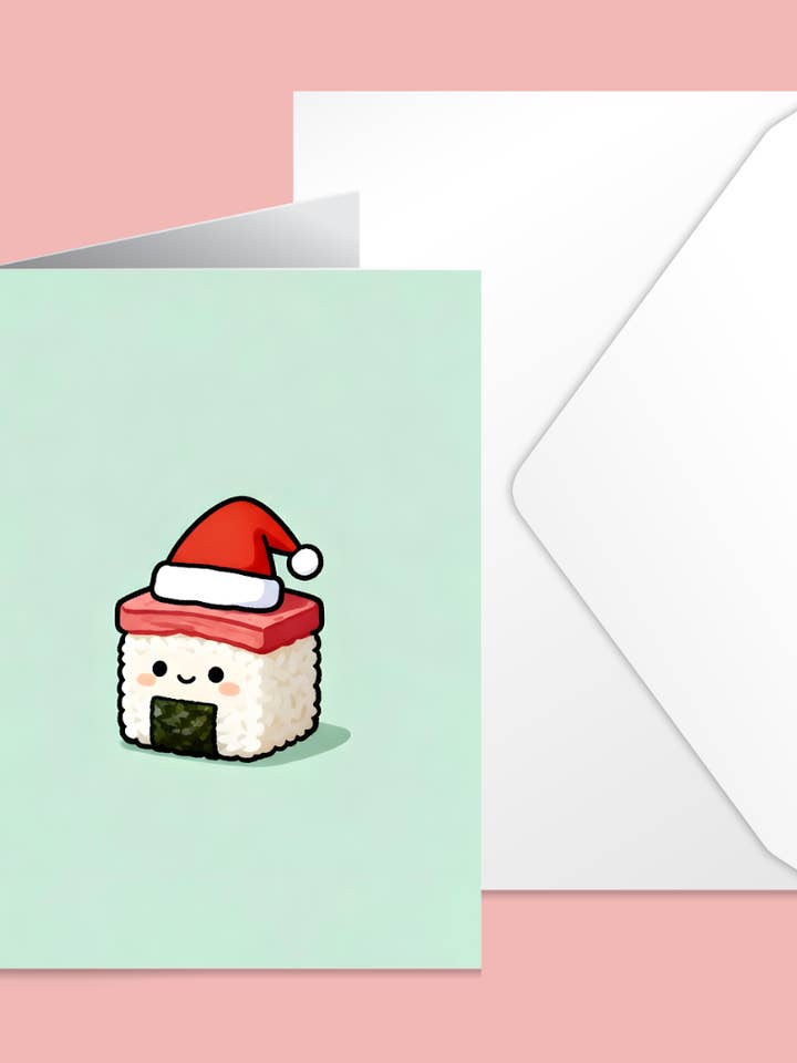 Santa Musubi for wholesale by Island Card Company, LLC