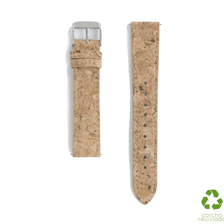 Recycled cork watch strap | Vegan | heb silver for wholesale by Kauai watches