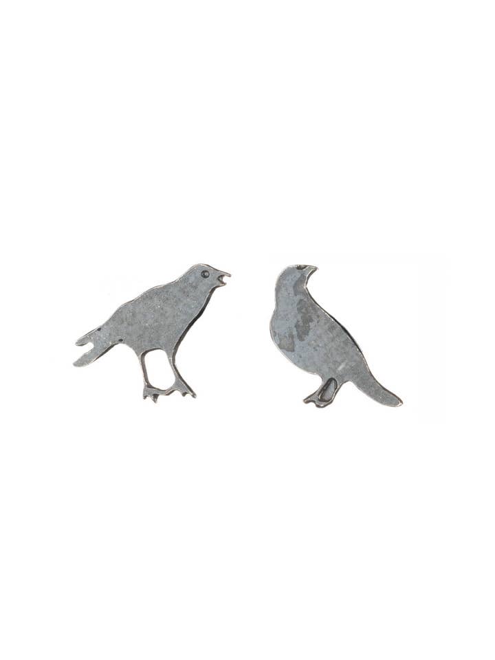 Mis-matched Raven Stud Earrings for wholesale by Amanda Coleman Jewelry