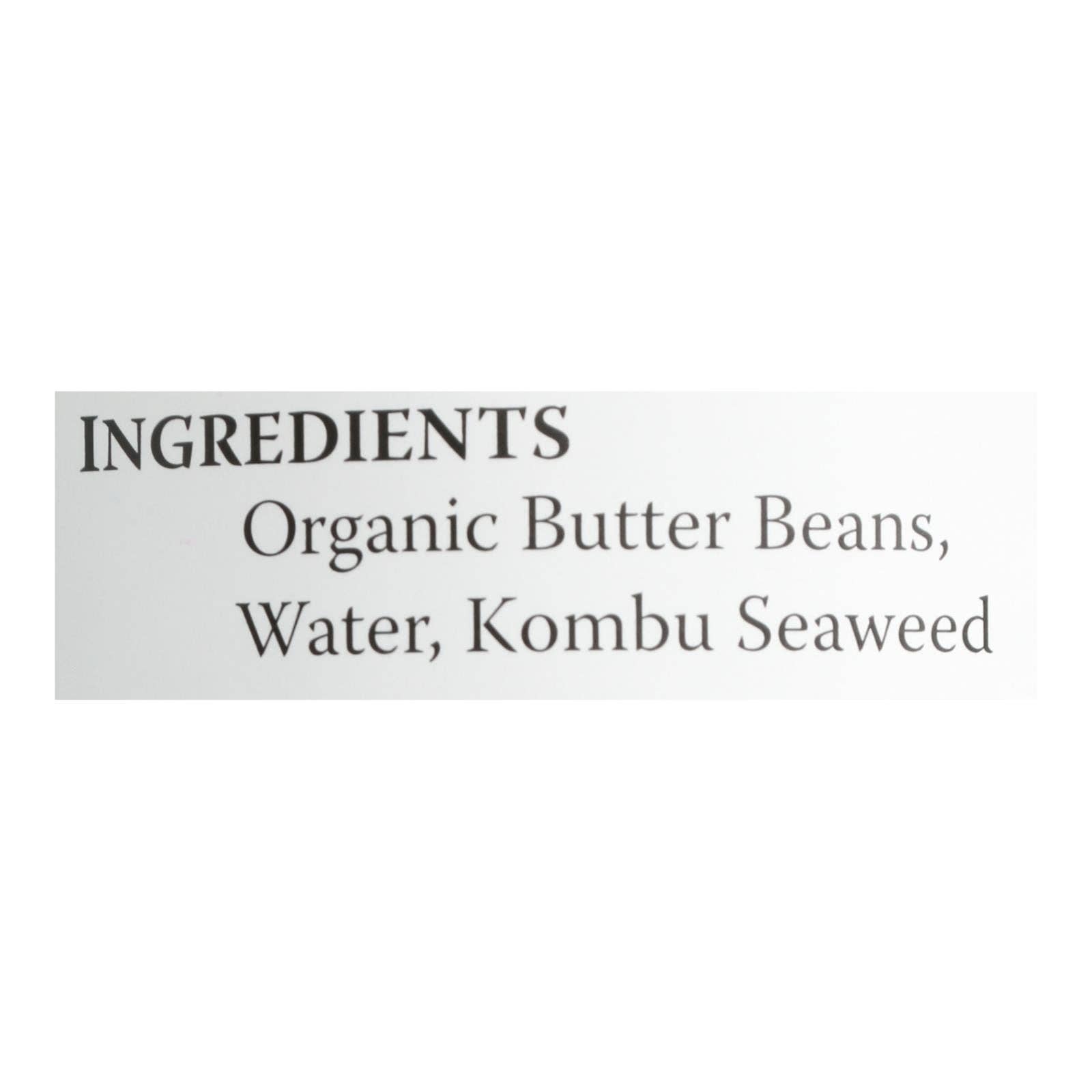 Everyday Supply Co - Wholesale Beans - Eden Foods Butter Beans Organic - Case Of 12 - 15 Oz.2