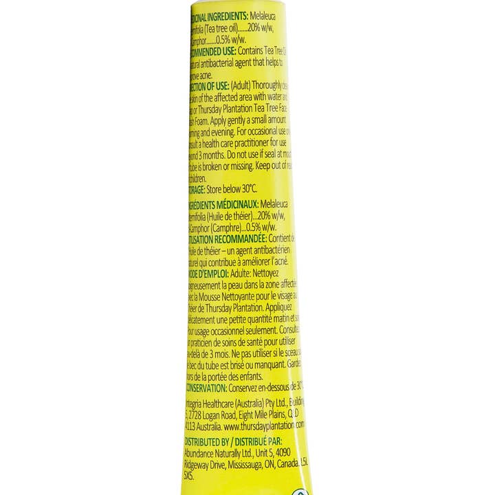 Thursday Plantation - Wholesale Acne/Hydrocolloid Patch - Tea Tree Medicated Gel for Acne1