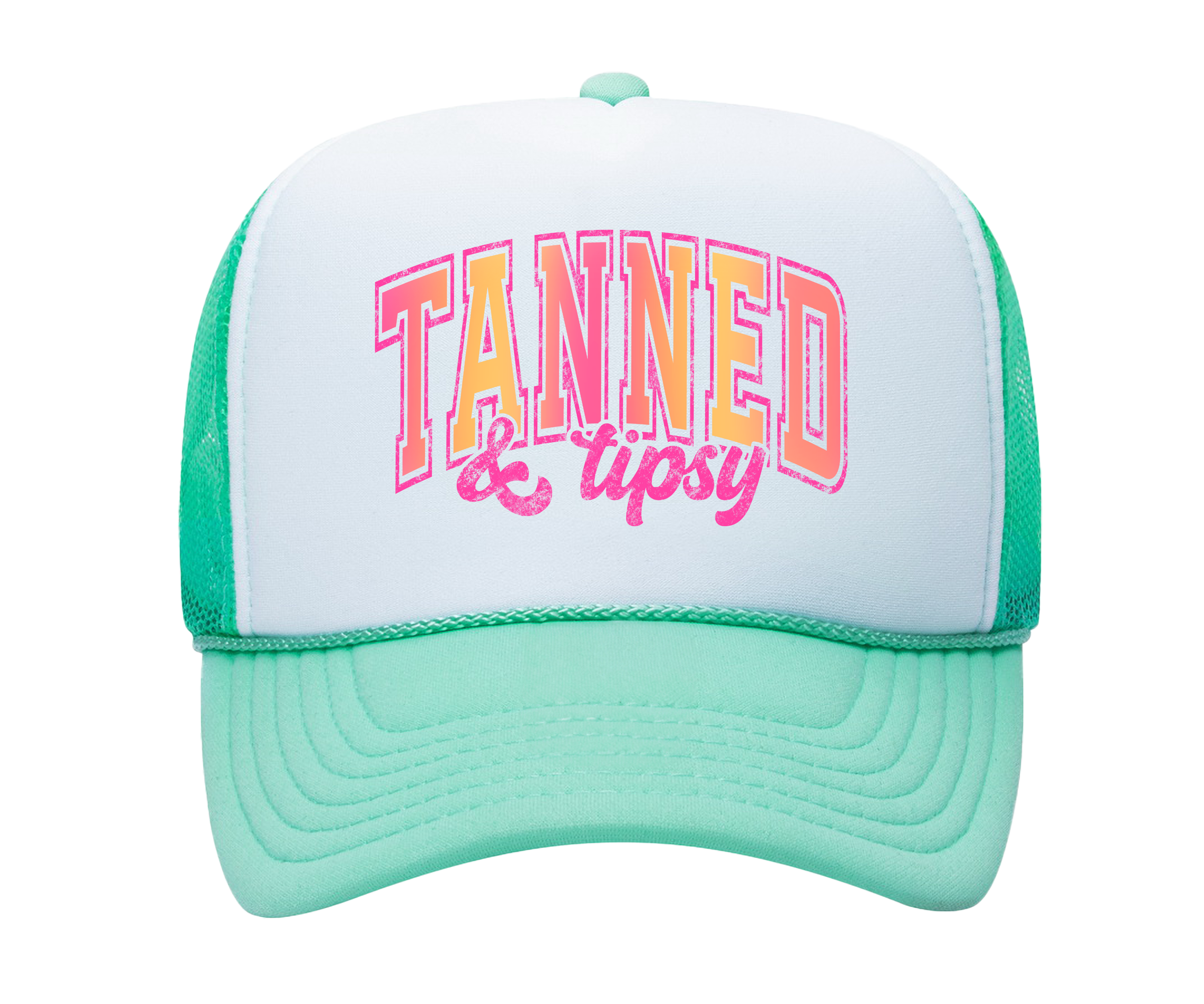 Brimrose Hat Co - Wholesale Trucker Hat - Women's - Tanned and Tipsy Summer Hat - Beach Trucker Hats0