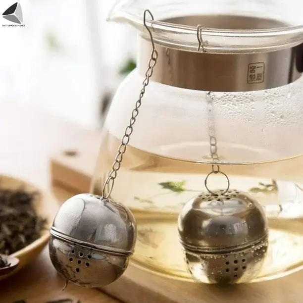 Magnifique Hearts – wholesale Tesil/Infuser – Tesil i rostfritt stål med krok och kedja 1,6'1