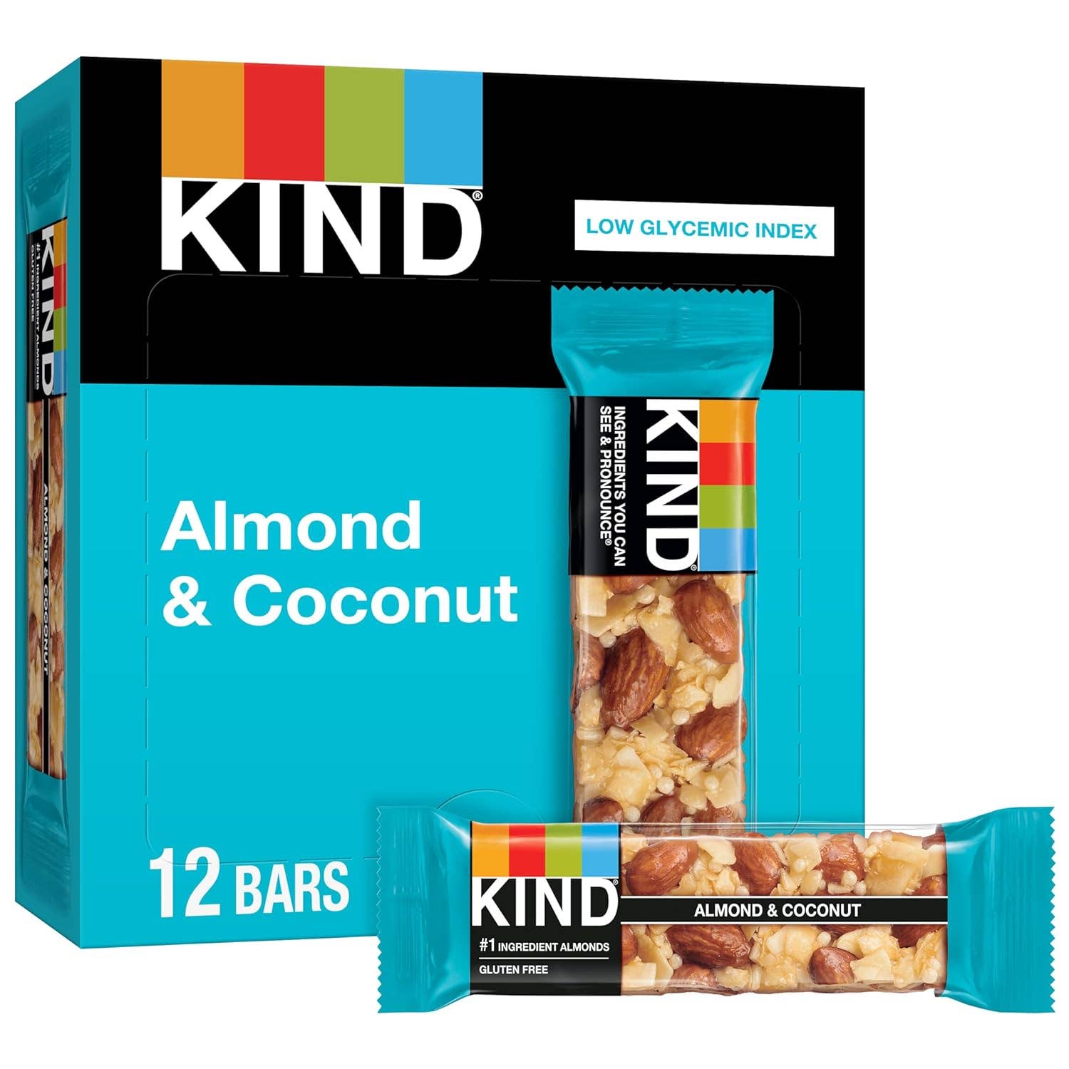 Long Island Candy Factory - Wholesale Snack Bar - Kind Bar Almond & Coconut 1.4 oz 12 ct0