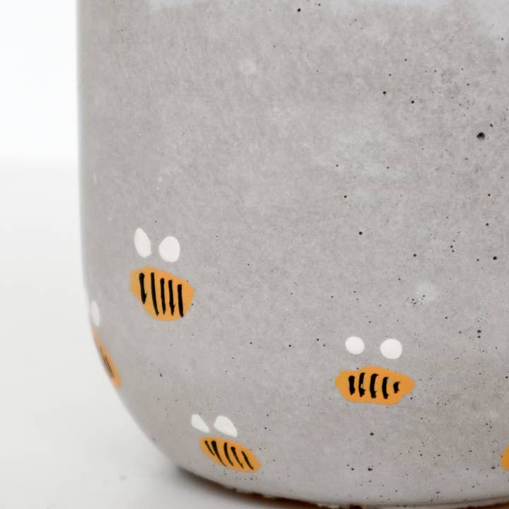 The Plant Supply - Wholesale Plant Pot - Bell Planter Painted - 3" | Bees, Arch, Daisy, Chilis
