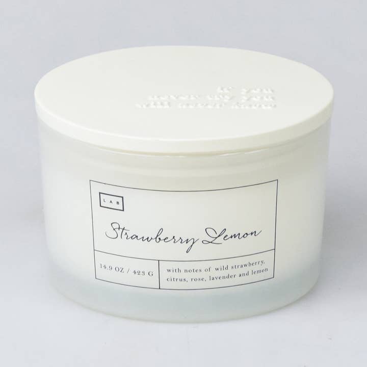 Fraise et citron pour la vente par LAB Candles