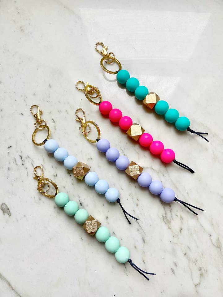 Solid Group Keychain for Backpack/ Bag/ Purse for wholesale by Lanyard Lovebirds