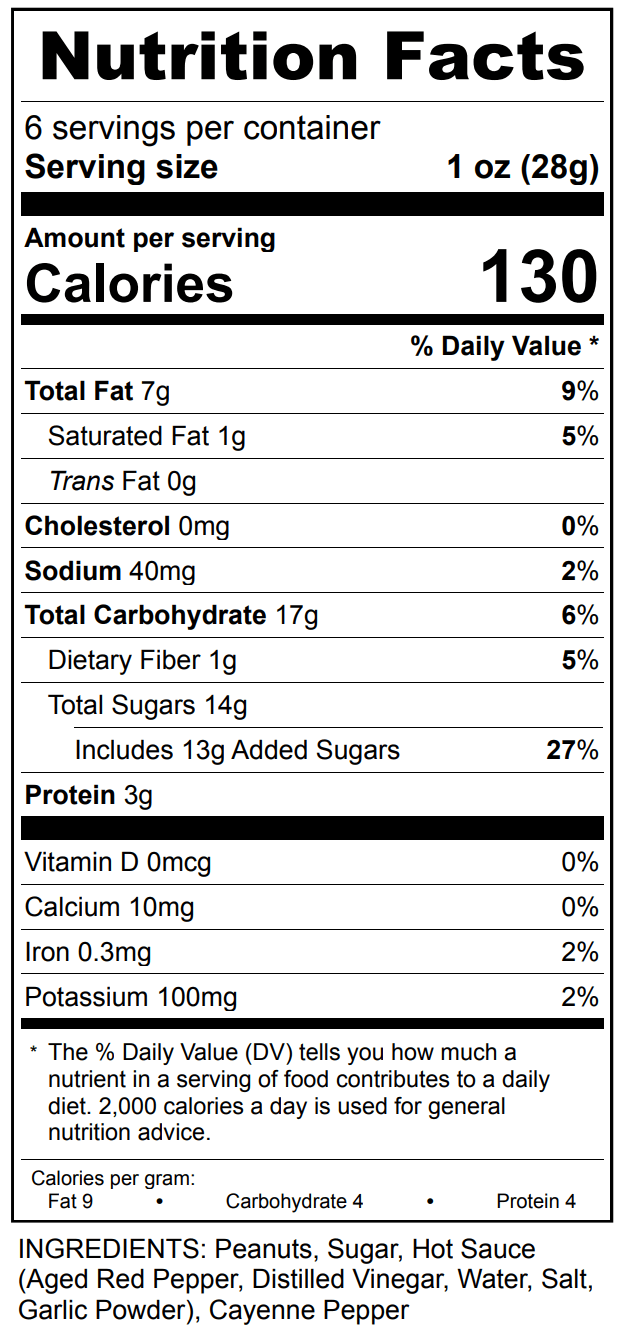 Popinsanity Popcorn & Confections - Vente Noix - Arachides de buffle épicées | Cadeau gourmand aux noix confites | Boîte de 6 oz3