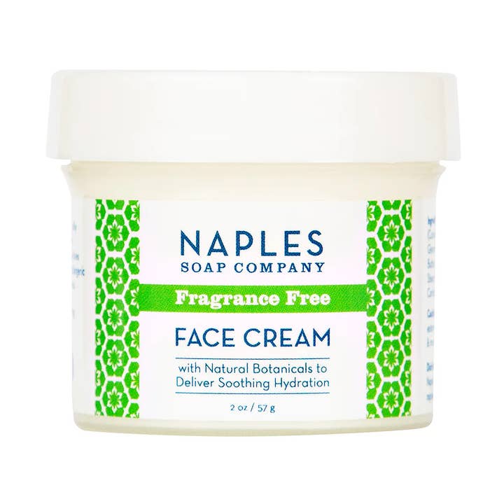 Unscented | Fragrance Free Face Cream for wholesale by Naples Soap Company | Clean Beauty, Natural Bath & Body