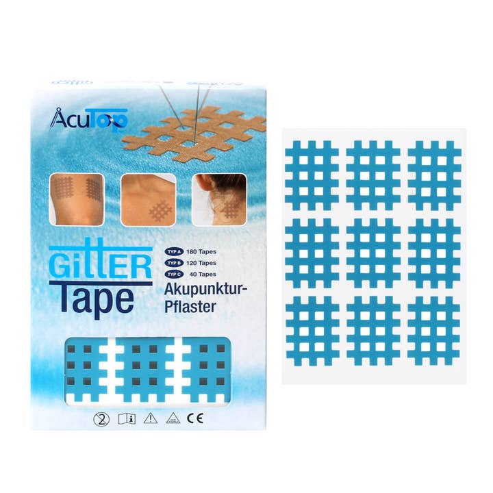 Acutop Gitter Tape Pink, Blue A,B,C for wholesale by Intertaping
