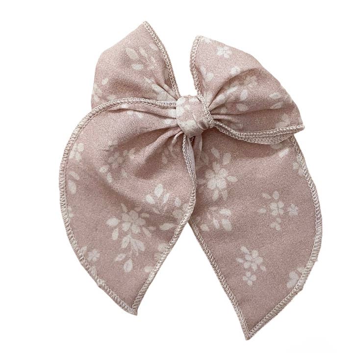 nœud de table floral rose poudré pour la vente par Mai & I