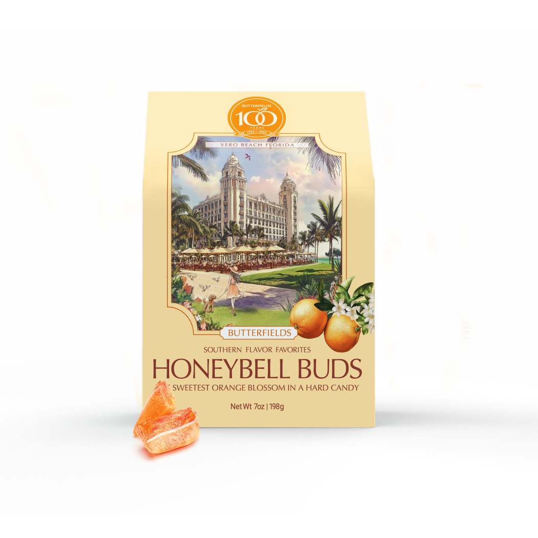 Butterfields Candy - Wholesale Hard Candy - Honeybell Orange Buds 7 oz Heritage Collection0