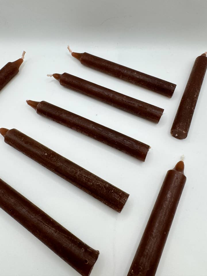 Brown Chime Candle - Gaia Spell Candle for wholesale by Oils and Auras