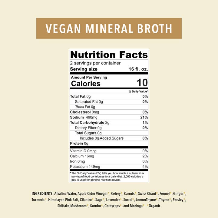 OWL Venice - Wholesale Broth - Organic Vegan Mineral Broth Elixir