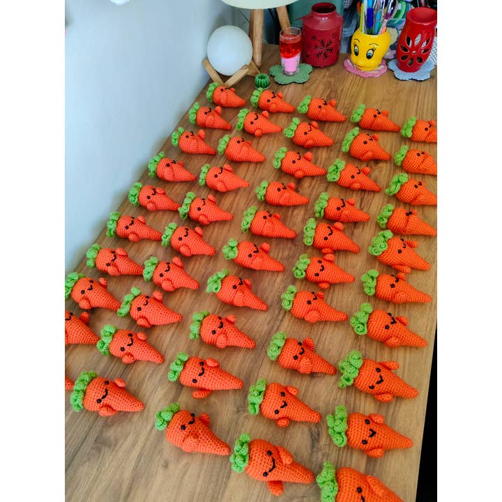 despinacrafting - Wholesale Stuffed/plush toy – Kids & baby - Crochet Amigurumi Carrot, Stuffed Vegetable1