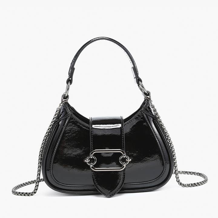 Jen & Co. - Wholesale Crossbody Bag - Women's - EH2563 Malia Buckle Crossbody/Satchel w/ Chain Strap1