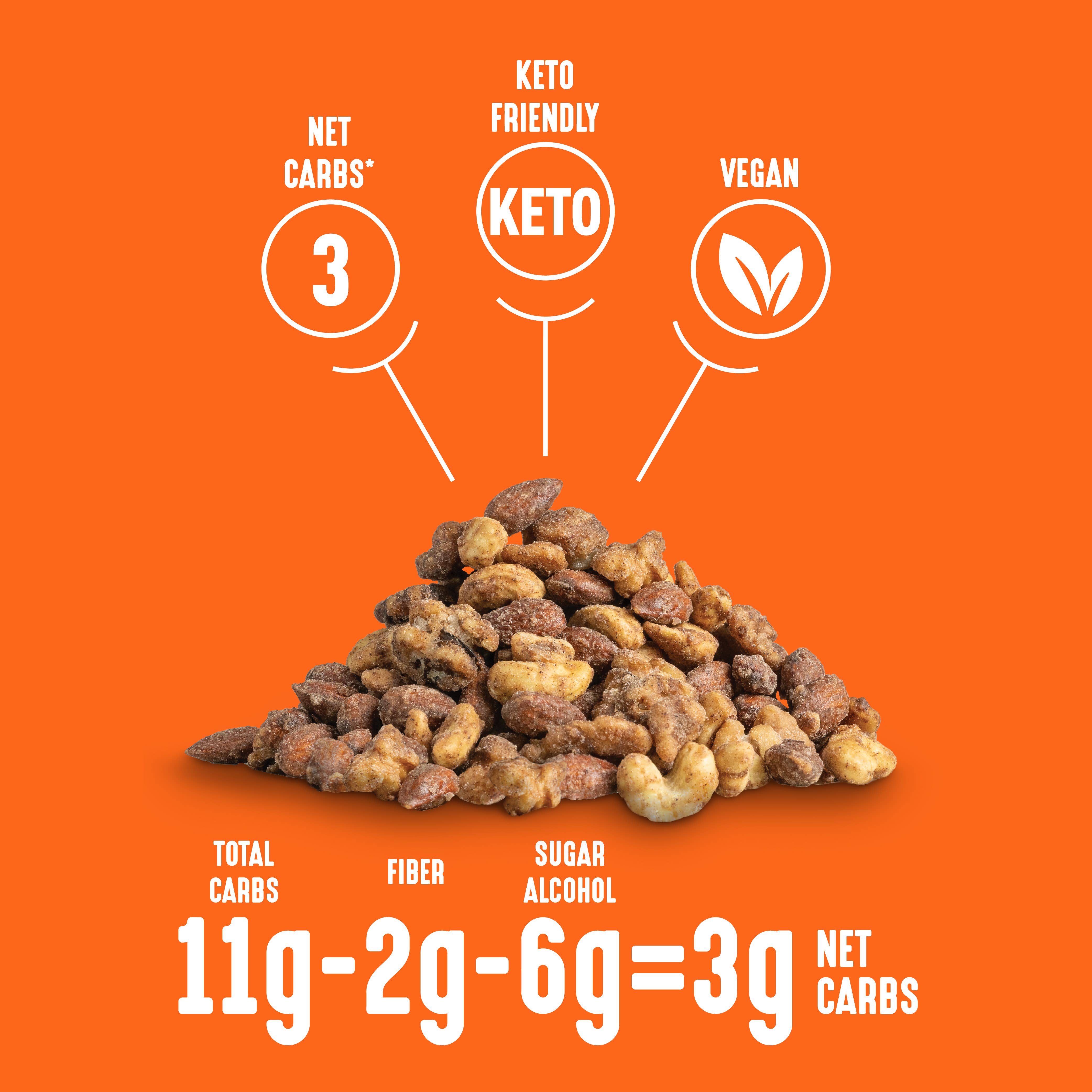 Lakanto - Wholesale Nuts - Lakanto Candied Nuts - Cinnamon Glazed - No Sugar Added3