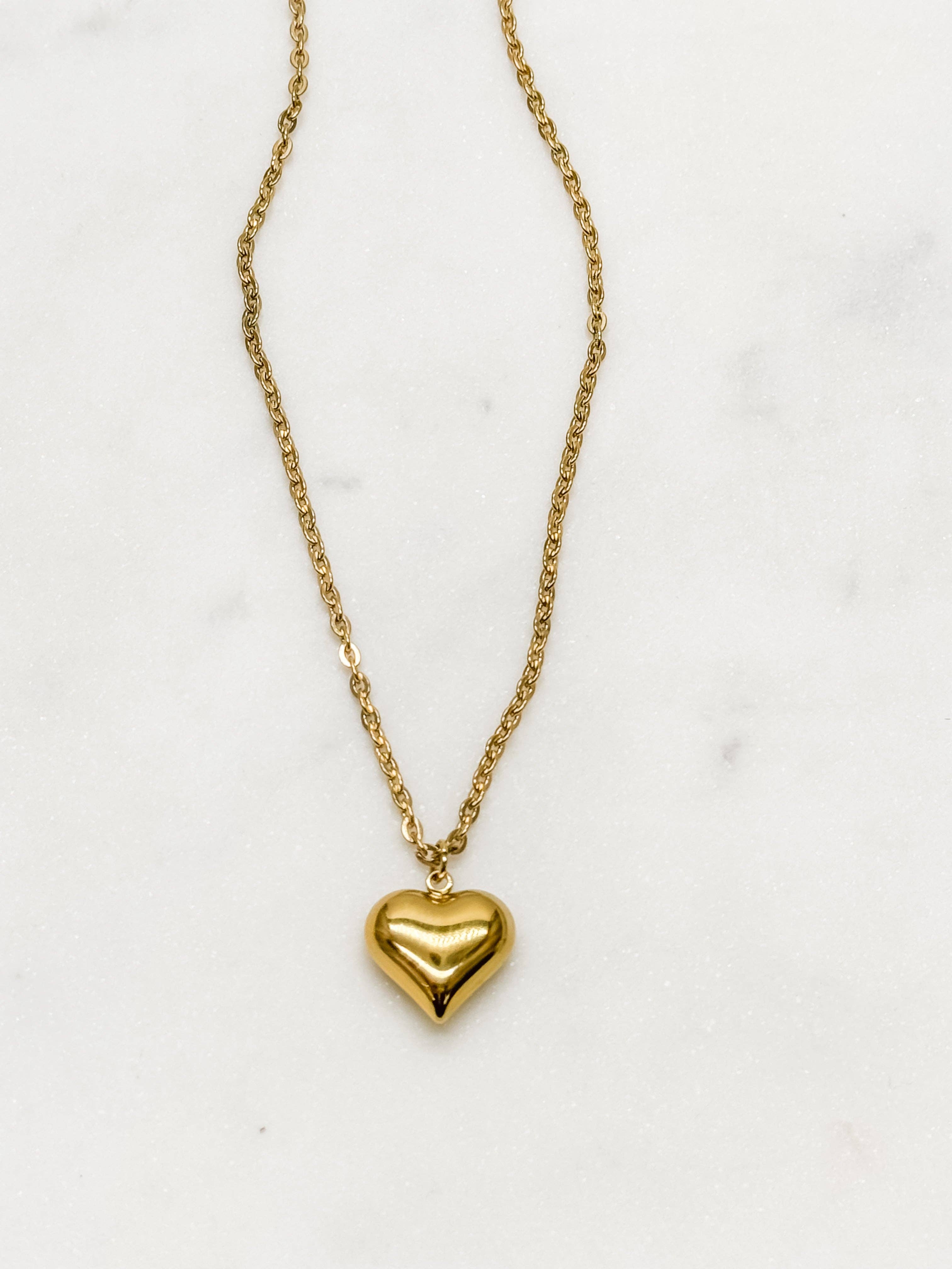 Idlewild Everyday - Wholesale Pendant/Charm Necklace - Full Heart Necklaces4