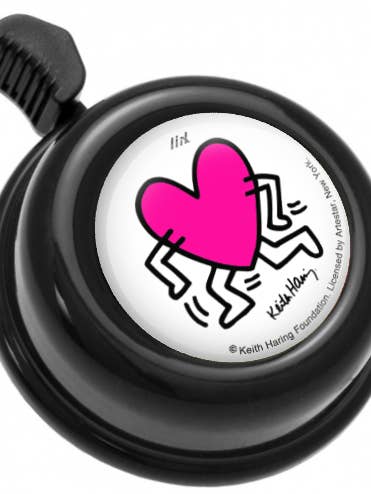 Liix Color Bell Keith Haring Running Heart Black for wholesale by Radfieber Vertriebs GmbH