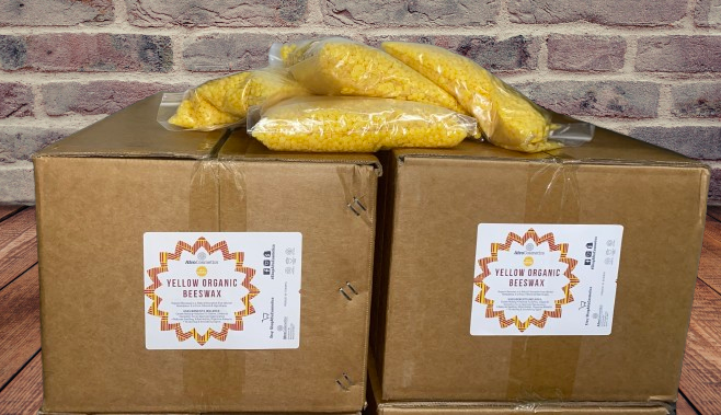 AfroCosmetics & Culture - Wholesale Craft Supplies - White and Yellow Beeswax Pellets, 100% Pure Natural Organic5