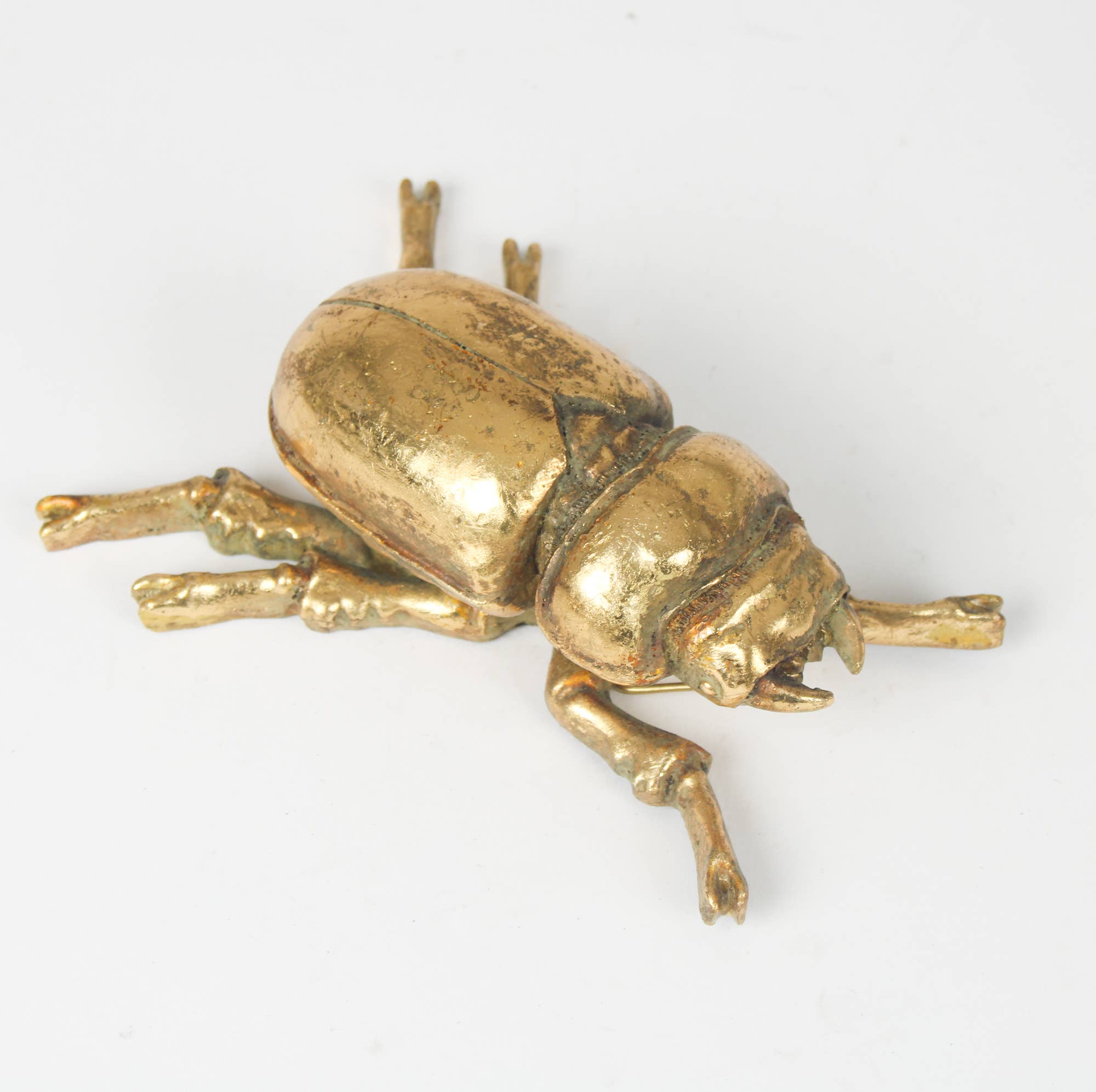 Originals International Ltd - Wholesale Wall Accent - Gold Lady Stag Beetle Ornament – Resin Home Accent0