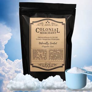 2 lb. Fragrance Free Linen Wash Laundry Powder - All Natural for wholesale by Colonial Merchant