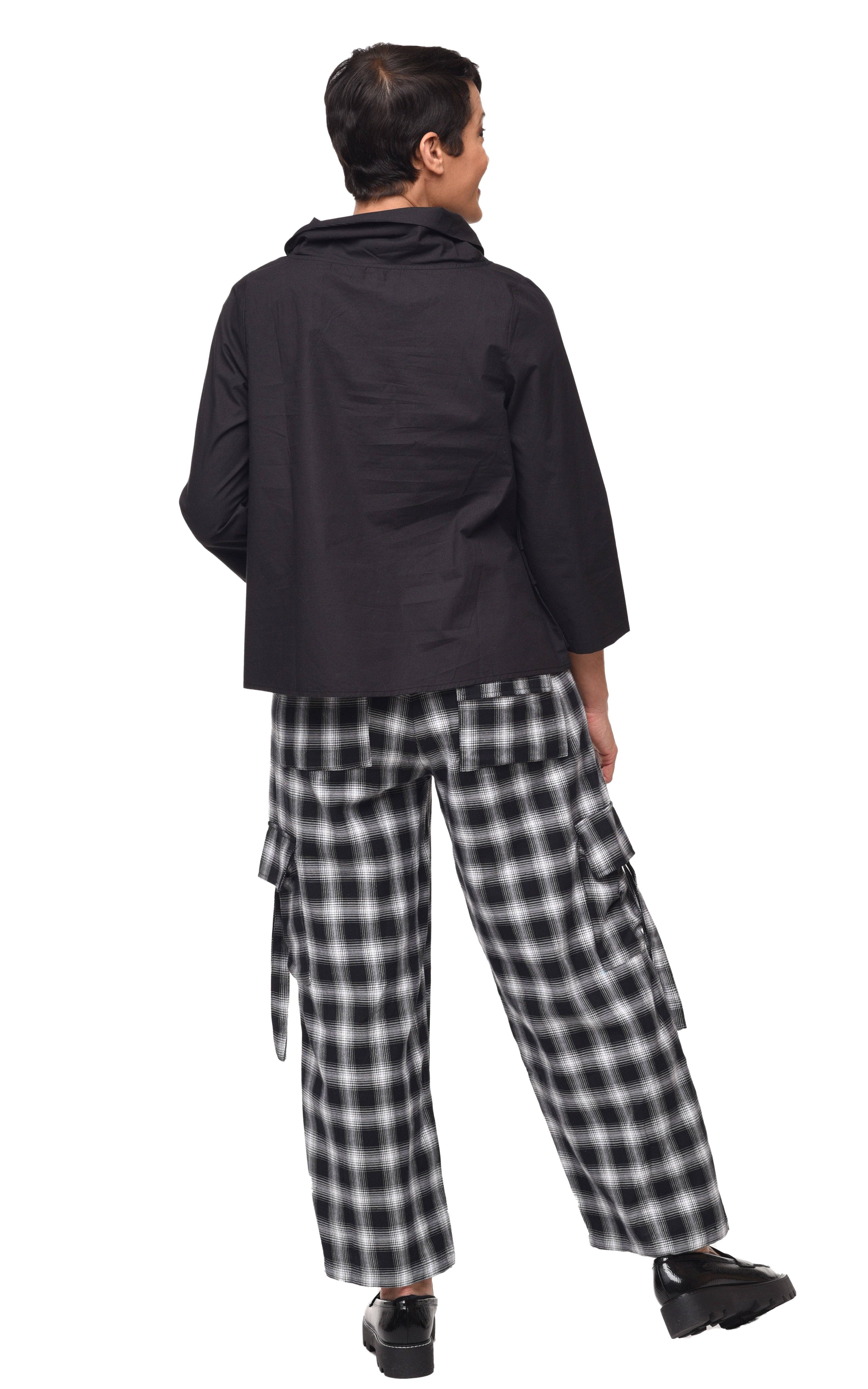 Tulip Clothing – Großhandel Bluse – Damen – CV1125 Luana Top in Schwarz*2