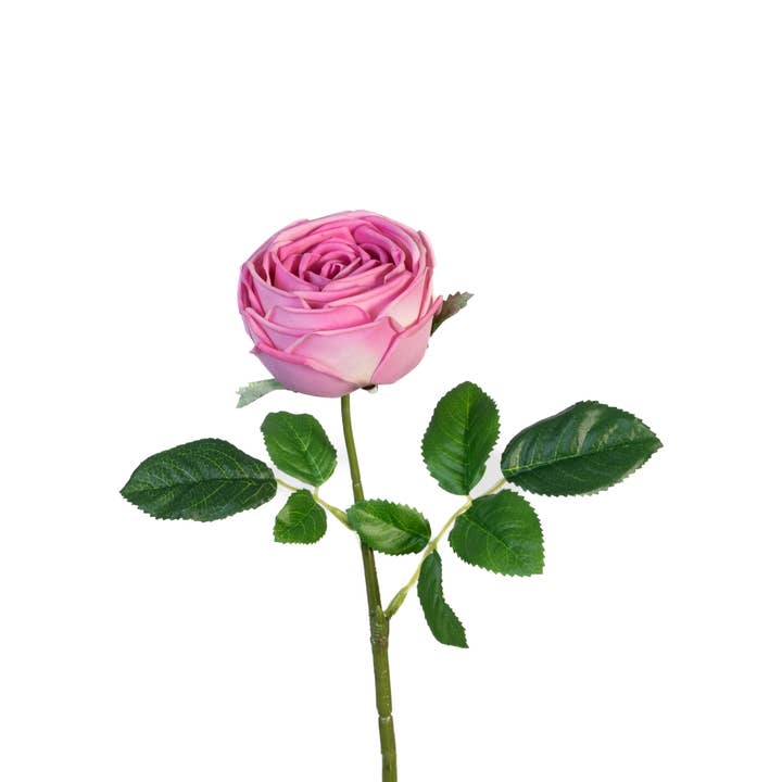 Real Touch Garden Rose - Mauve 17 Inch for wholesale by Mills Floral Company