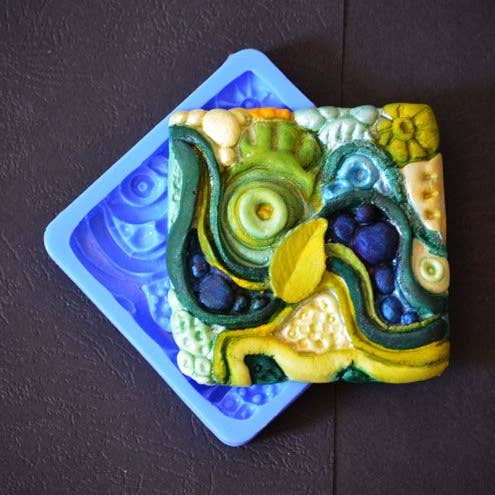 Crystal Candy Bas Relief Mould - Geographic for wholesale by Crystal Candy Unique Cake Decorations