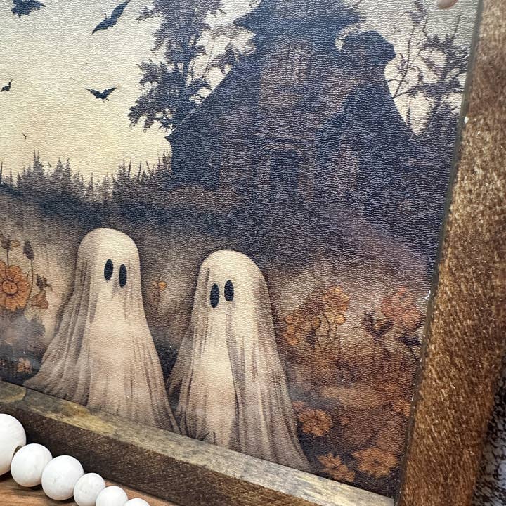 The Broken Board - Wholesale Art Print - Ghost buddies, framed art print, Haunted house4