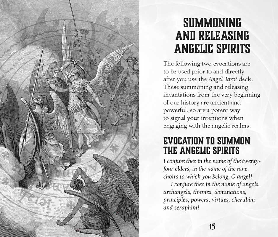 Simon & Schuster - Wholesale Tarot Cards - Angel Tarot Pocket Edition by Travis McHenry5