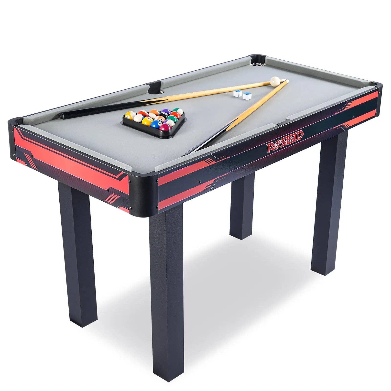 Promounts - Wholesale Sporting Accessories - ProMounts 48" Complete Set Pool Table, Compact Size with Premium Velvet Tabletop and Solid Cue Sticks (GS-BT-2355)0