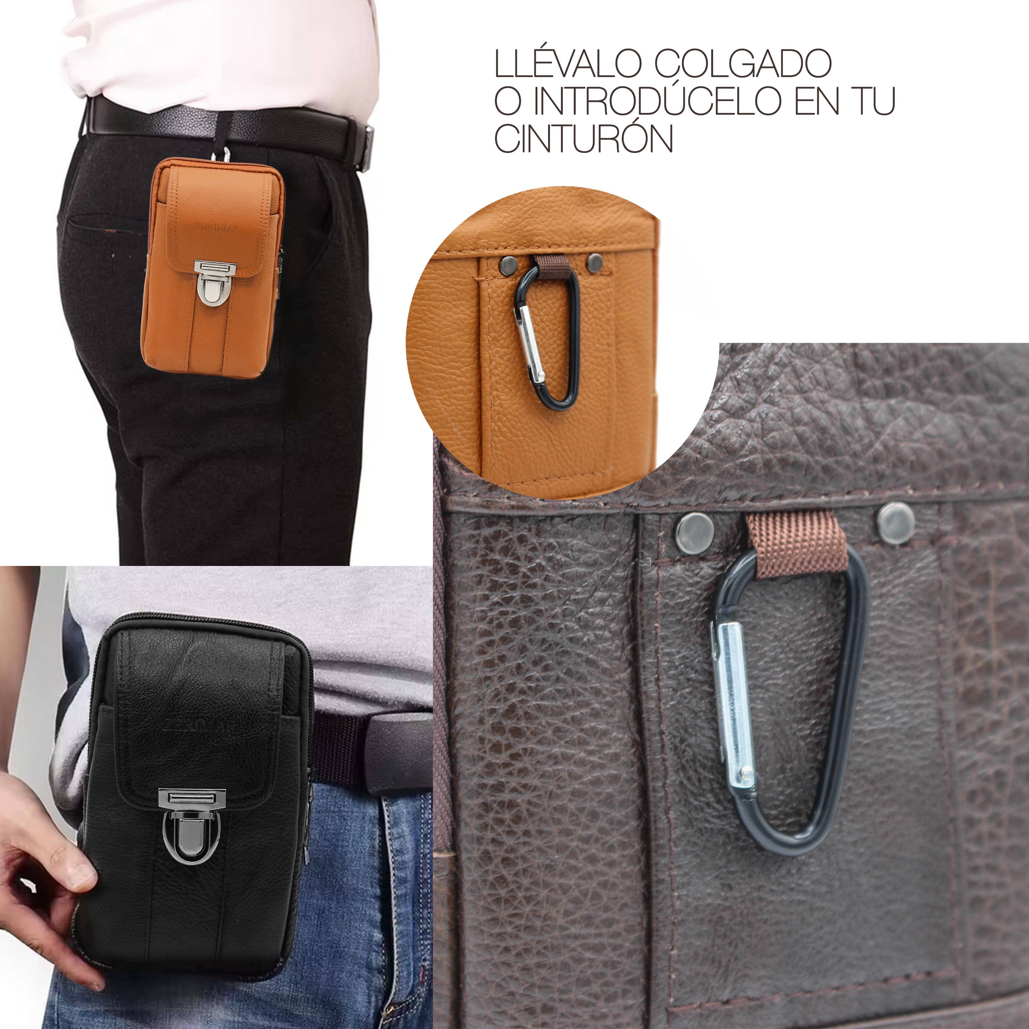 Cuero Zerimar 100% Leather Crossbody Bag Measurements: 18x10x4 for wholesale on Faire3