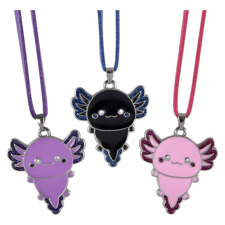 La Luna Bella - Toys - Wholesale Kids Necklace - Kids - 16" Axolotl Necklace - LLB Toys