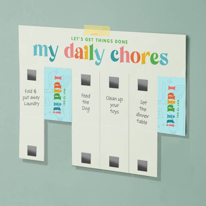 The Paxton Press - Screen-Free Paper Goods for Kids - Wholesale Growth Chart - Kids & Baby - My Daily Chore Chart0