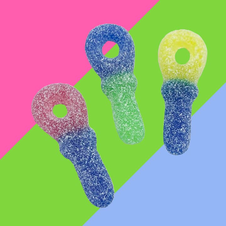 Gaffney's Sweets & Treats Wholesale – wholesale Gummy – Kingsway Vegan Tongue Painting Fizzy Dummies 3kg