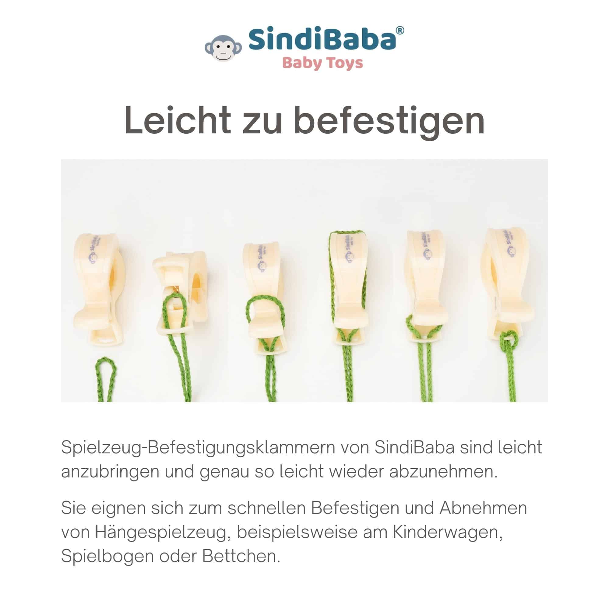 SindiBaba – Großhandel Klassisches Spielzeug – Kinder – Gehäkelter Spielbogen-Anhänger Igel HARRY12