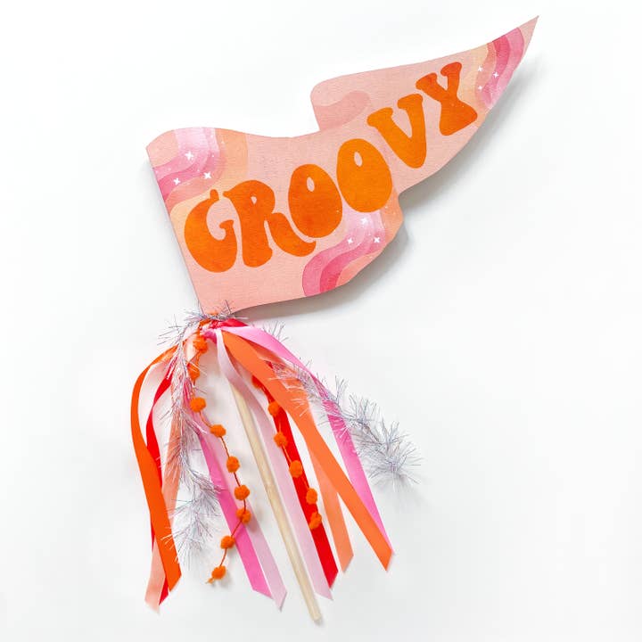 Fanion Groovy Party pour la vente par Cami Monet