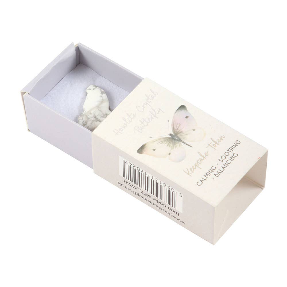 Something Different Wholesale – wholesale Keepsake coin/token – Set of 24 Howlite Butterfly Keepsake Tokens in Display1