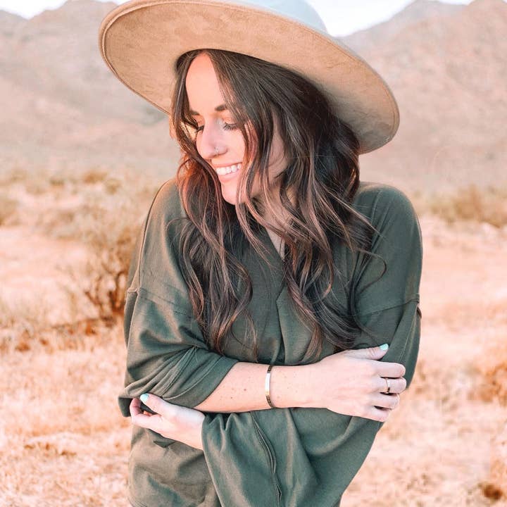 Avy + Tay - Wholesale Charm/dangle bracelet - MUSTARD SEED PAPERCLIP BRACELET1