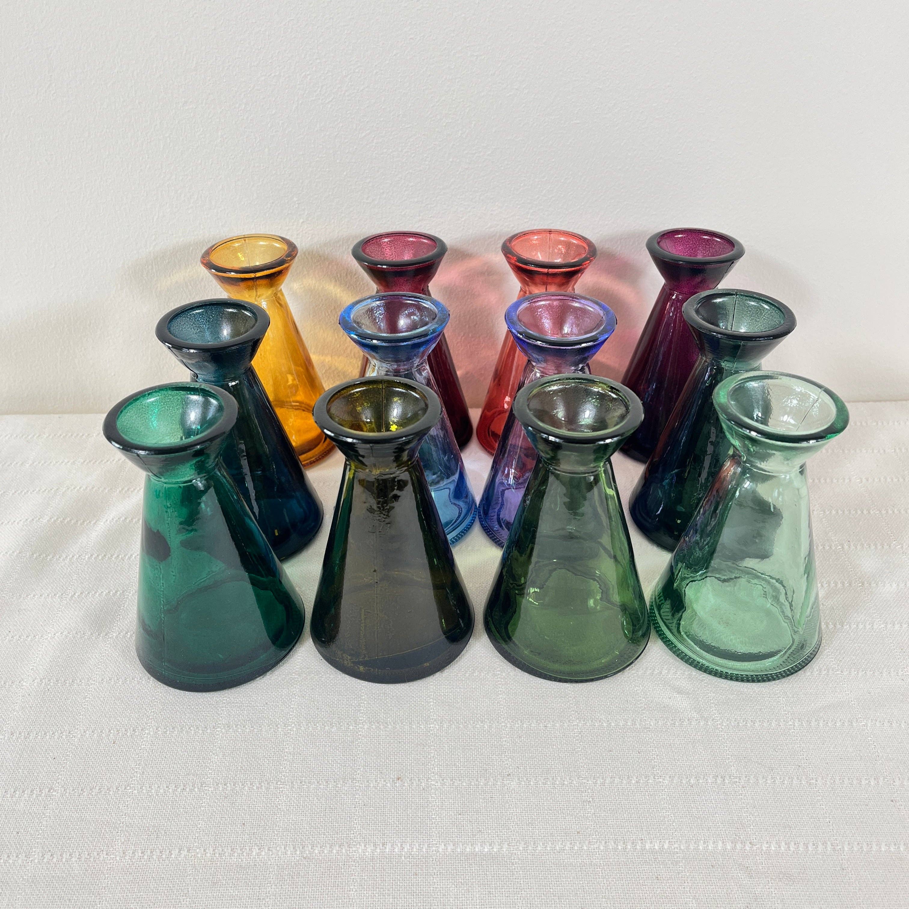 Jarapa – wholesale Vase – Mixed Case 11cm Recycled Glass "Tarifa" Straight Bud Vase2